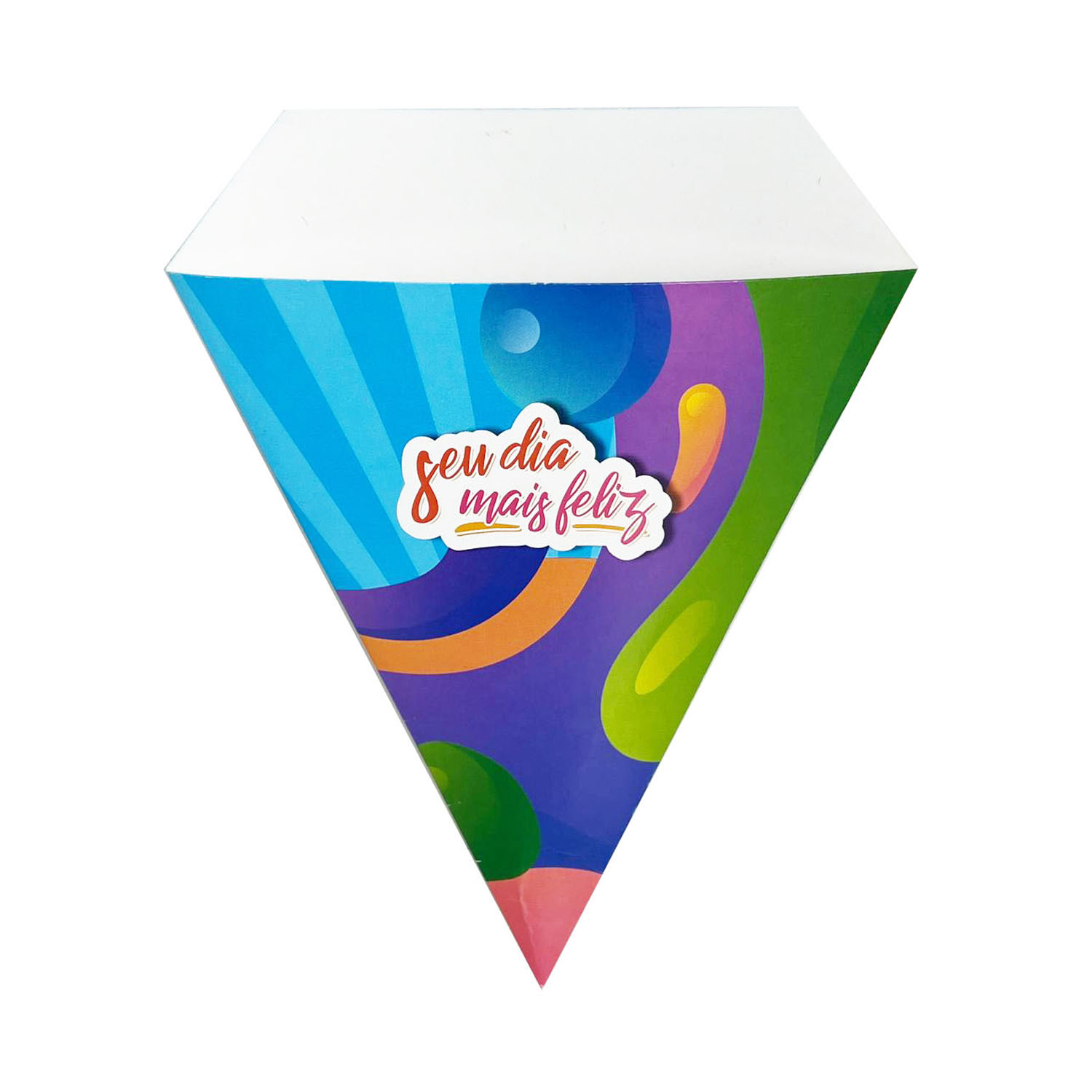 Embalagem Cone Bubble Waffle, Crepe, Wrap - 100 Unidades