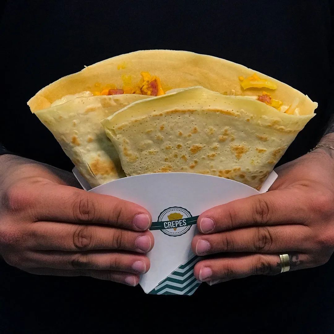 Embalagem envelope anti-vazamento para crepe - 100 unidades