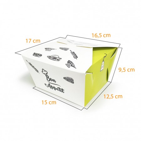 Embalagem para Assados e Grelhados antivazamento 1,5 Kg - 100 Unidades