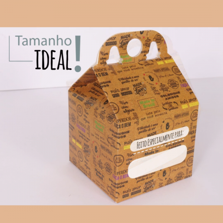 Maleta Kit Lanche delivery - 100 unidades