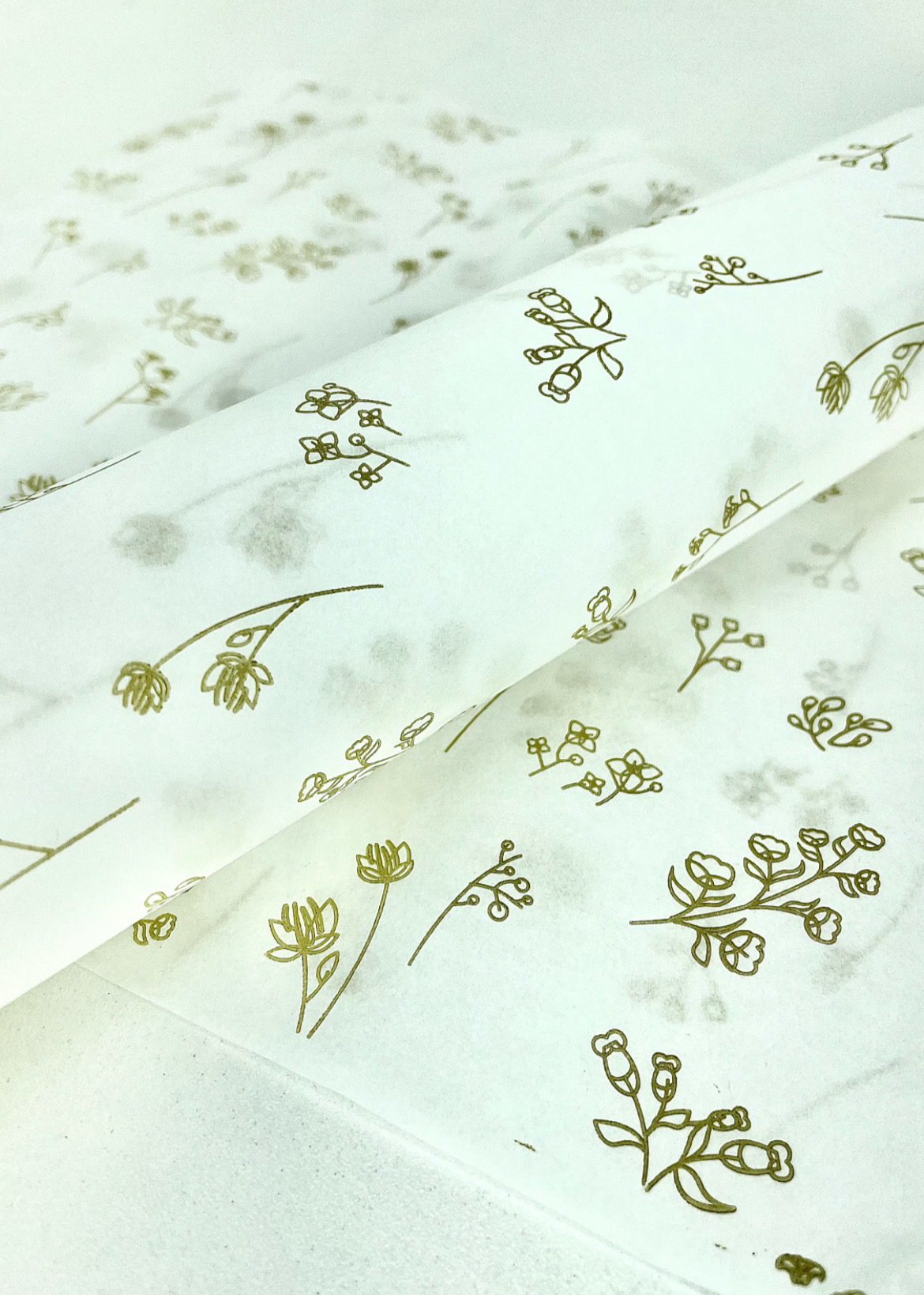 Papel Antigordura para Alimentos (28 x 40 cm) Linha Floral – 500 folhas
