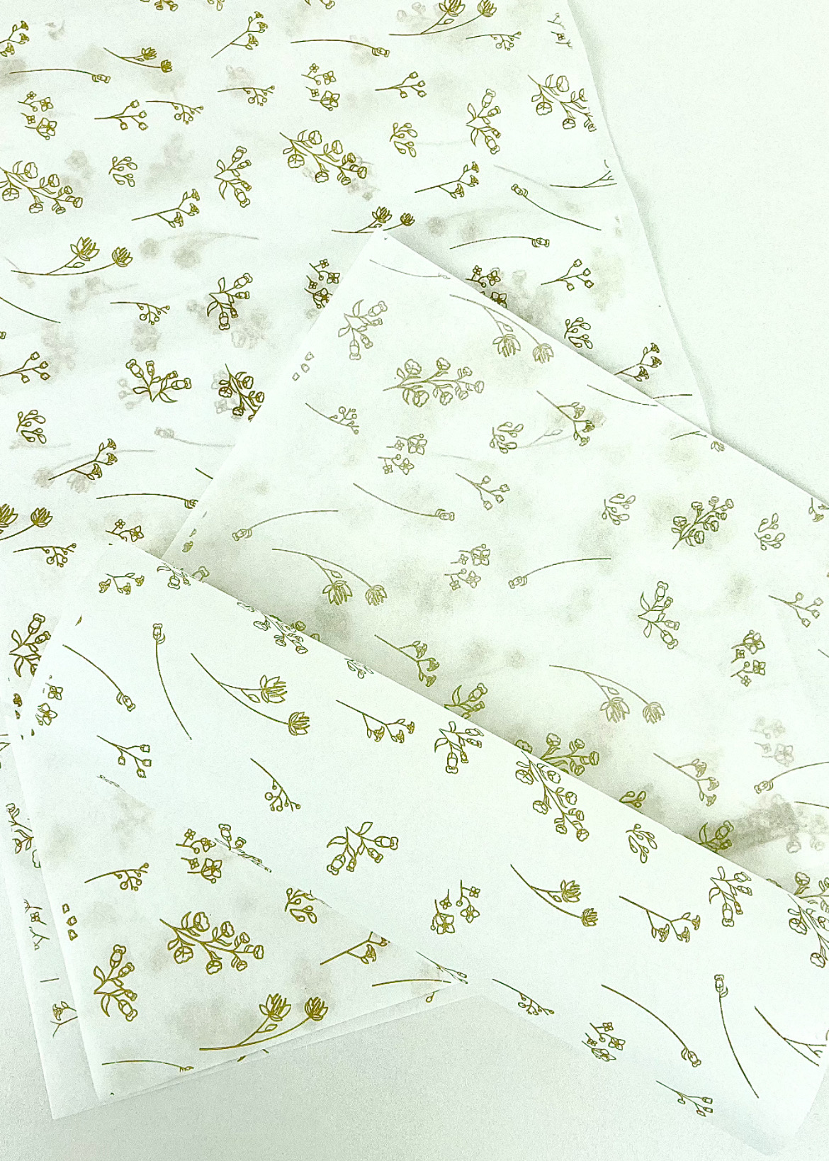 Papel Antigordura para Alimentos (28 x 40 cm) Linha Floral – 500 folhas