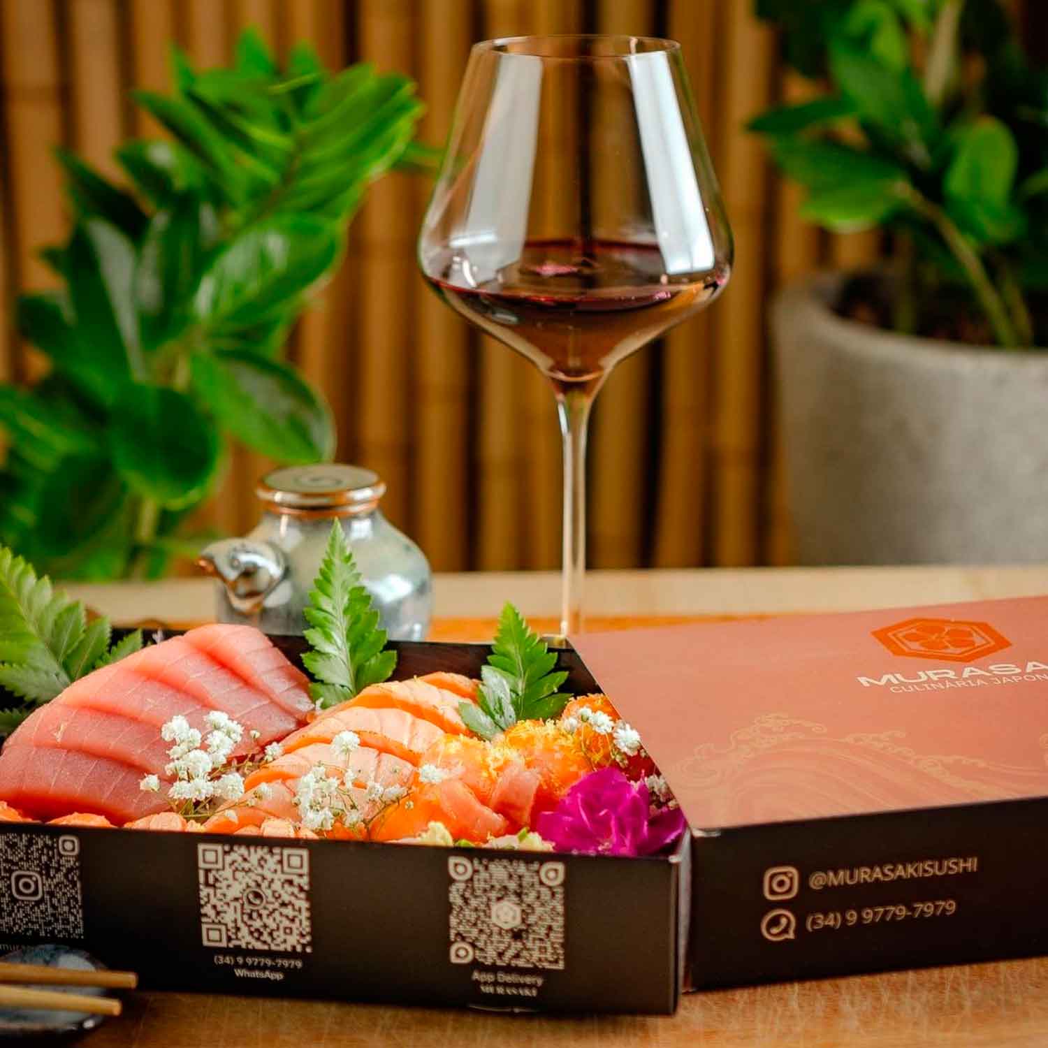 Embalagem para Sushi Gaveta (23 x 15 x 5 cm) Personalizada