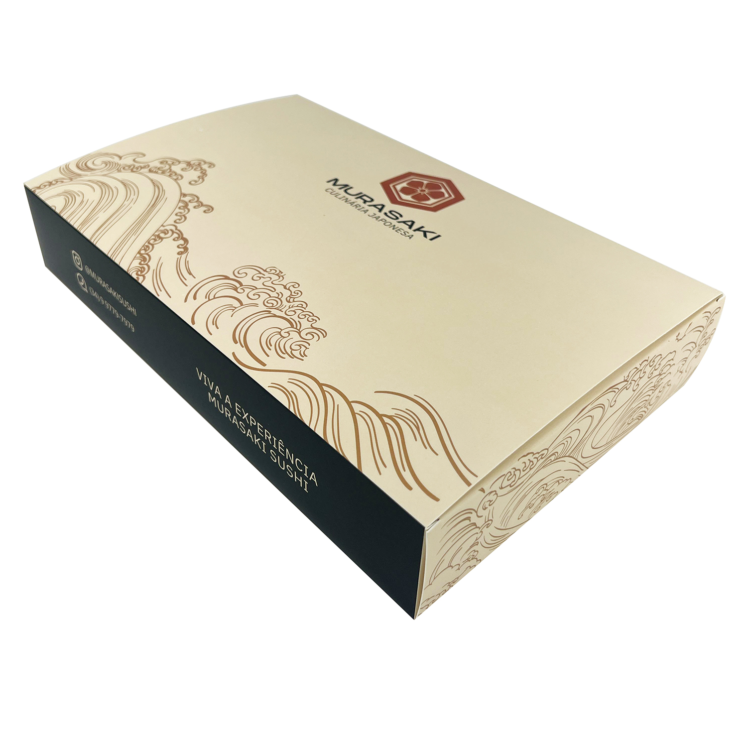 Embalagem para Sushi Gaveta (29,2 x 18,8 x 5,2) Personalizada