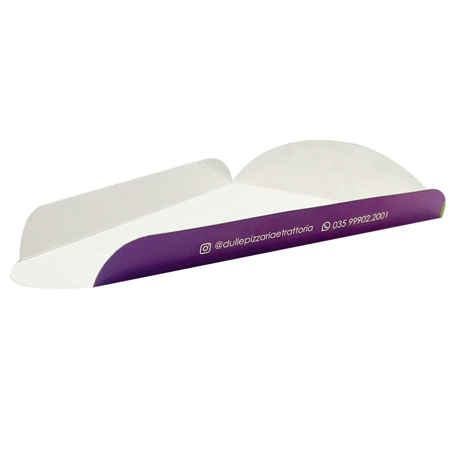 Embalagem Pizza Fatia triangular (10 x 15 cm) Personalizada