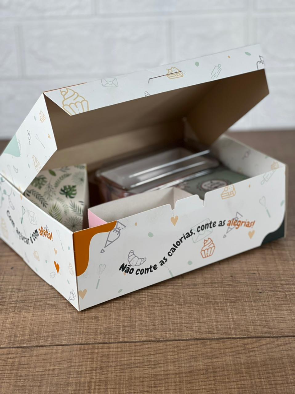 Embalagem Caixa para Kit Presente (24 x 18 x 8 cm) Personalizada