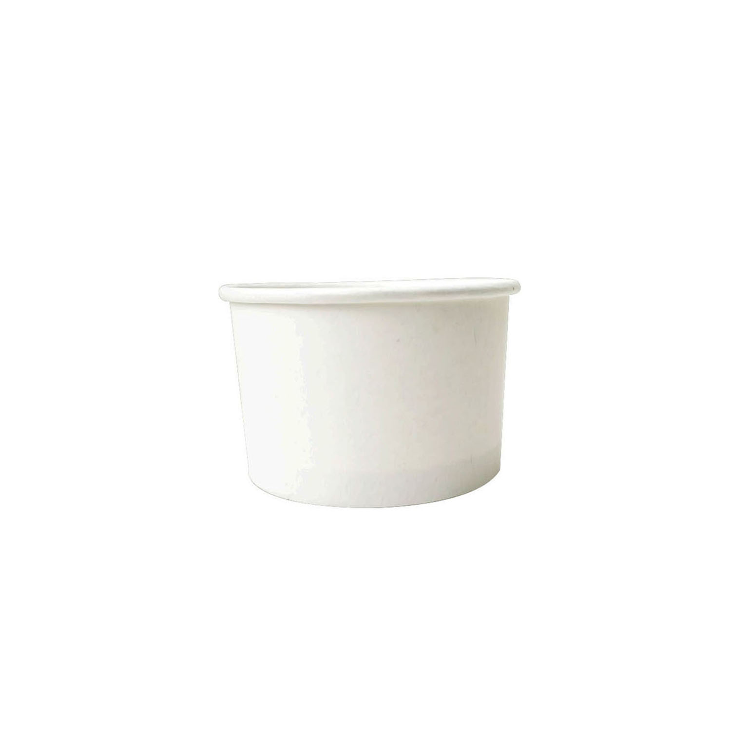 Pote Branco de Papel Biodegradável 360ml s/ tampa - 600 unidades