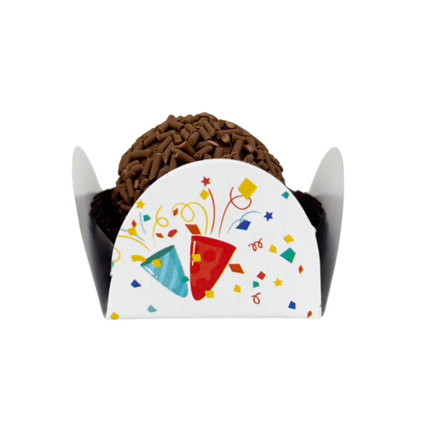 Forminha para Brigadeiro, docinhos Parabéns - 100 unidades