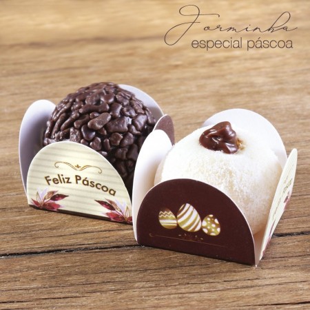 Forminha para Brigadeiro, docinhos Páscoa - 100 unidades
