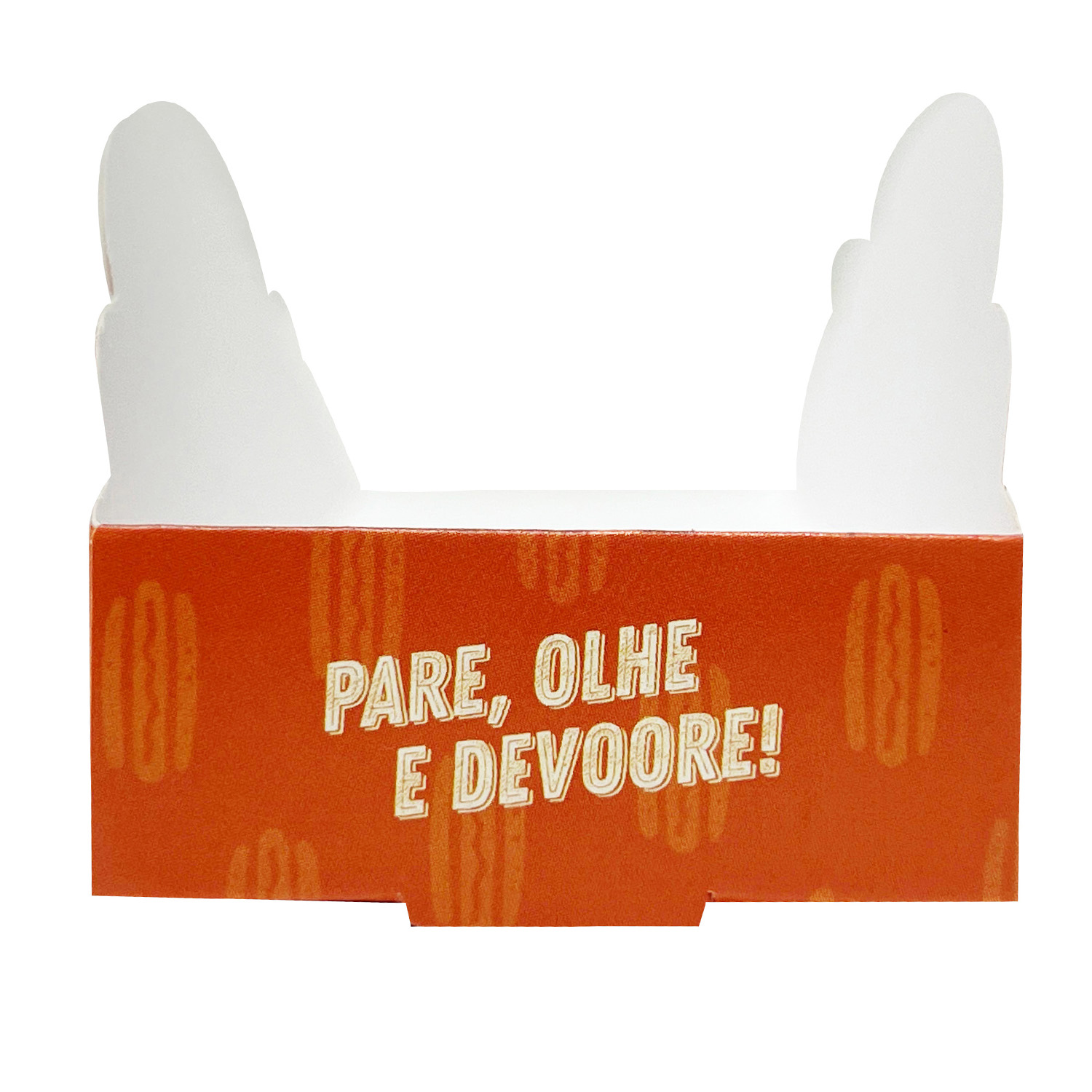 Embalagem Caixa Hot Dog p/ Balcão (19 x 5,8 x 4,8 cm) Personalizada