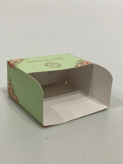 Embalagem Lanche Natural Quadrado (10 x 5 x 10 cm) Personalizado