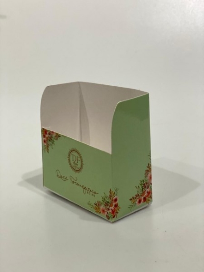 Embalagem Lanche Natural Quadrado (10 x 5 x 10 cm) Personalizado