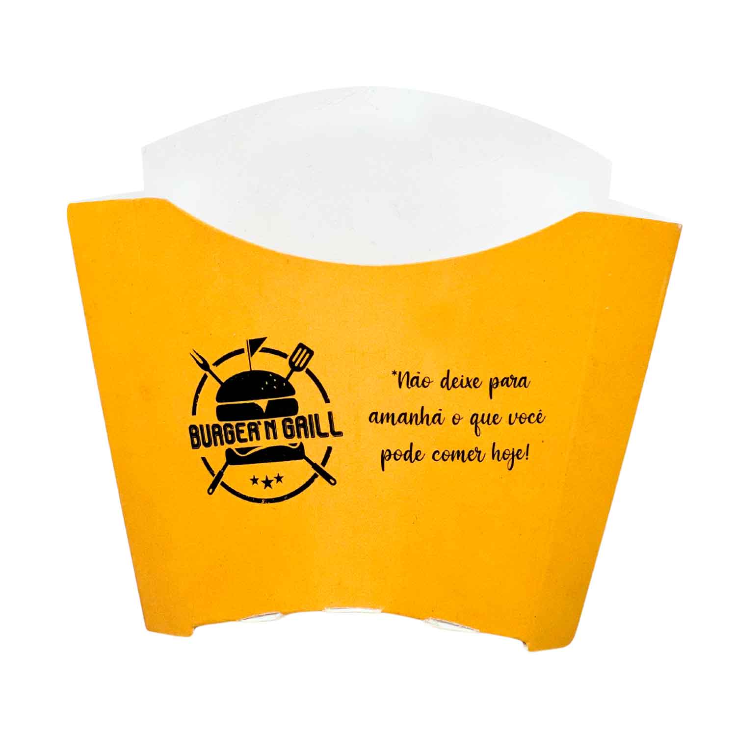 Embalagem p/ batata Fritas tipo Mc M (90-120gr) Personalizada