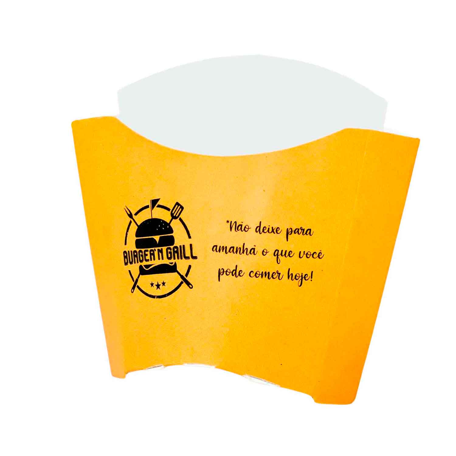 Embalagem p/ batata Fritas tipo Mc M (90-120gr) Personalizada