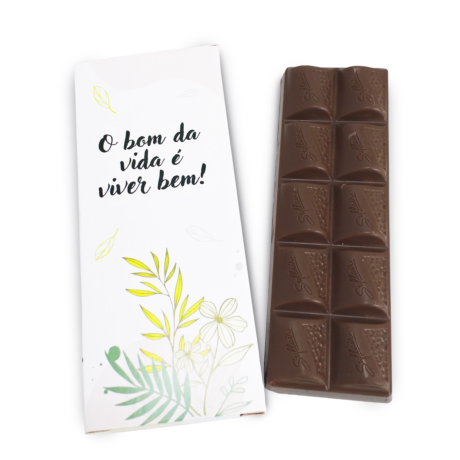 Caixa para Barra de Chocolate 150 grs (13,5 x 6 x 2,5 cm ) - 100 unidades