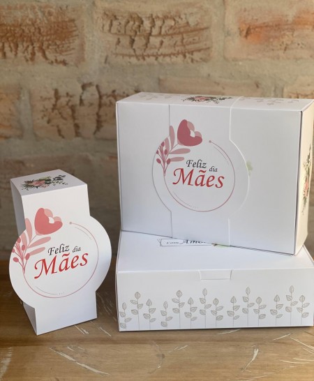 Cinta Feliz Dia das Mães - 50 unidades