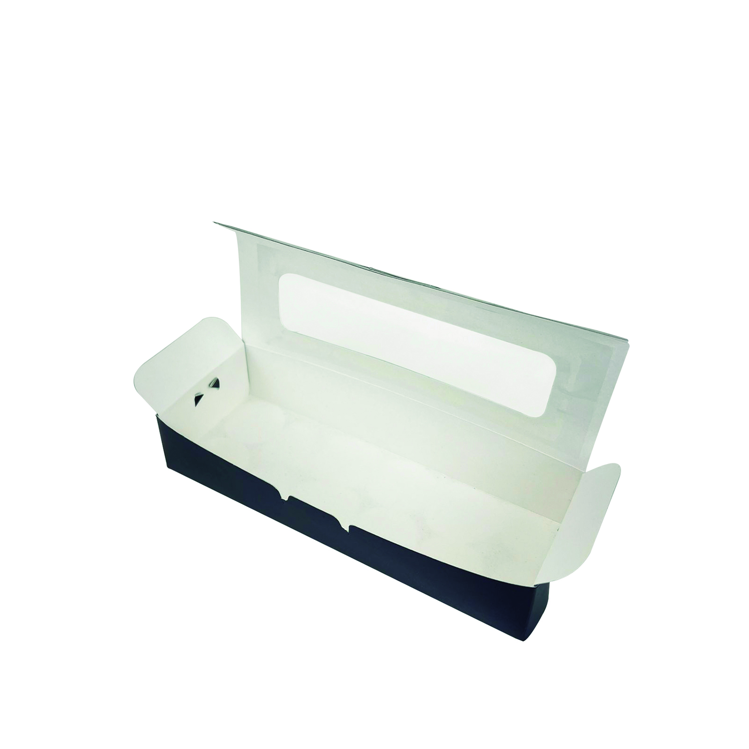 Embalagem c/ visor Preta P (20 x 7 x 4 cm) - 50 unidades