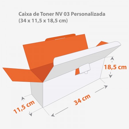Caixa de Toner NV 03 (34 x 11,5 x 18,5 cm) Personalizada