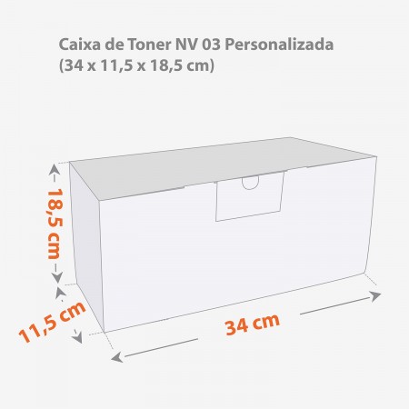 Caixa de Toner NV 03 (34 x 11,5 x 18,5 cm) Personalizada