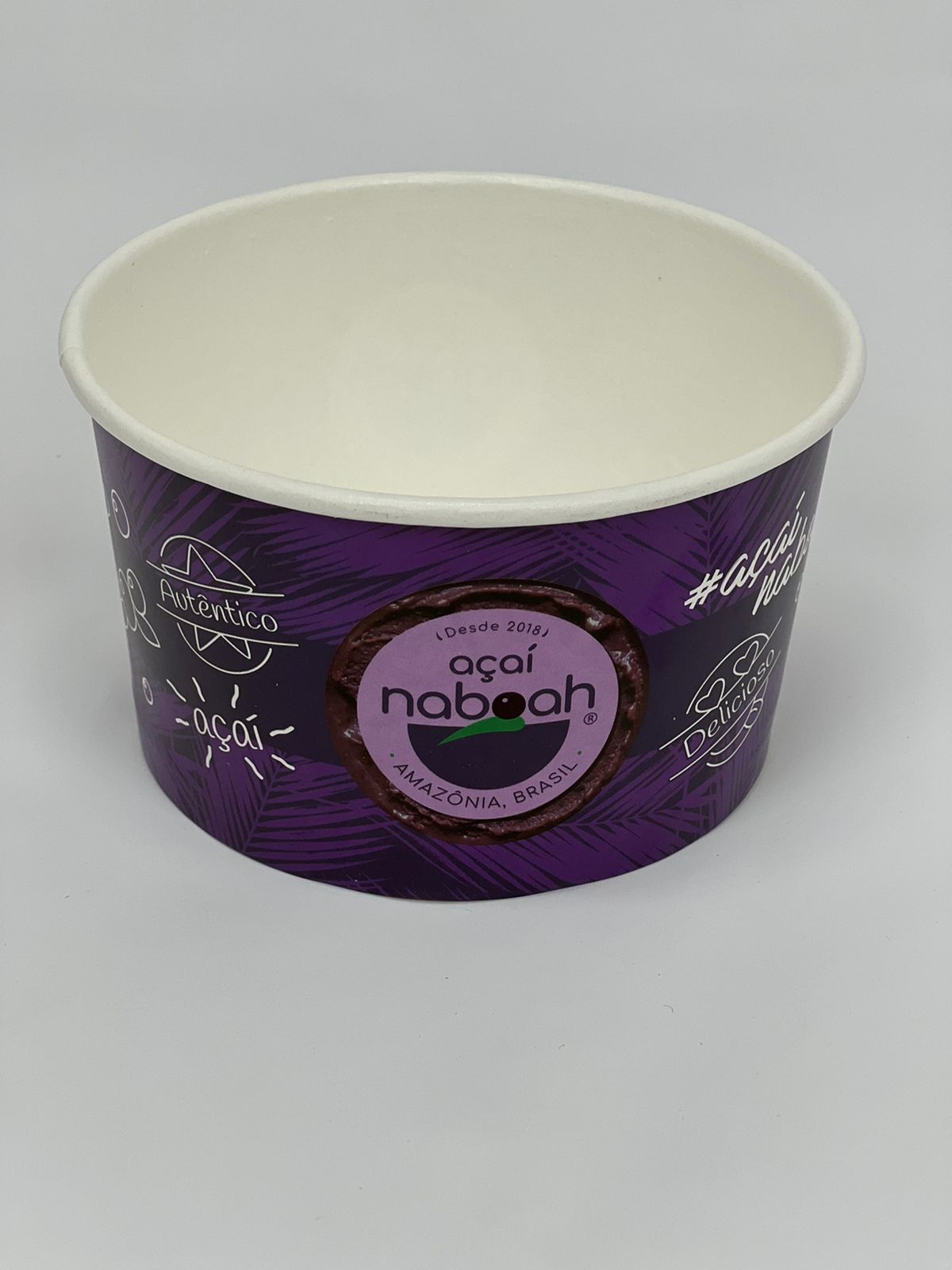 Pote Papel Descartável 550 Ml s/ tampa Personalizado