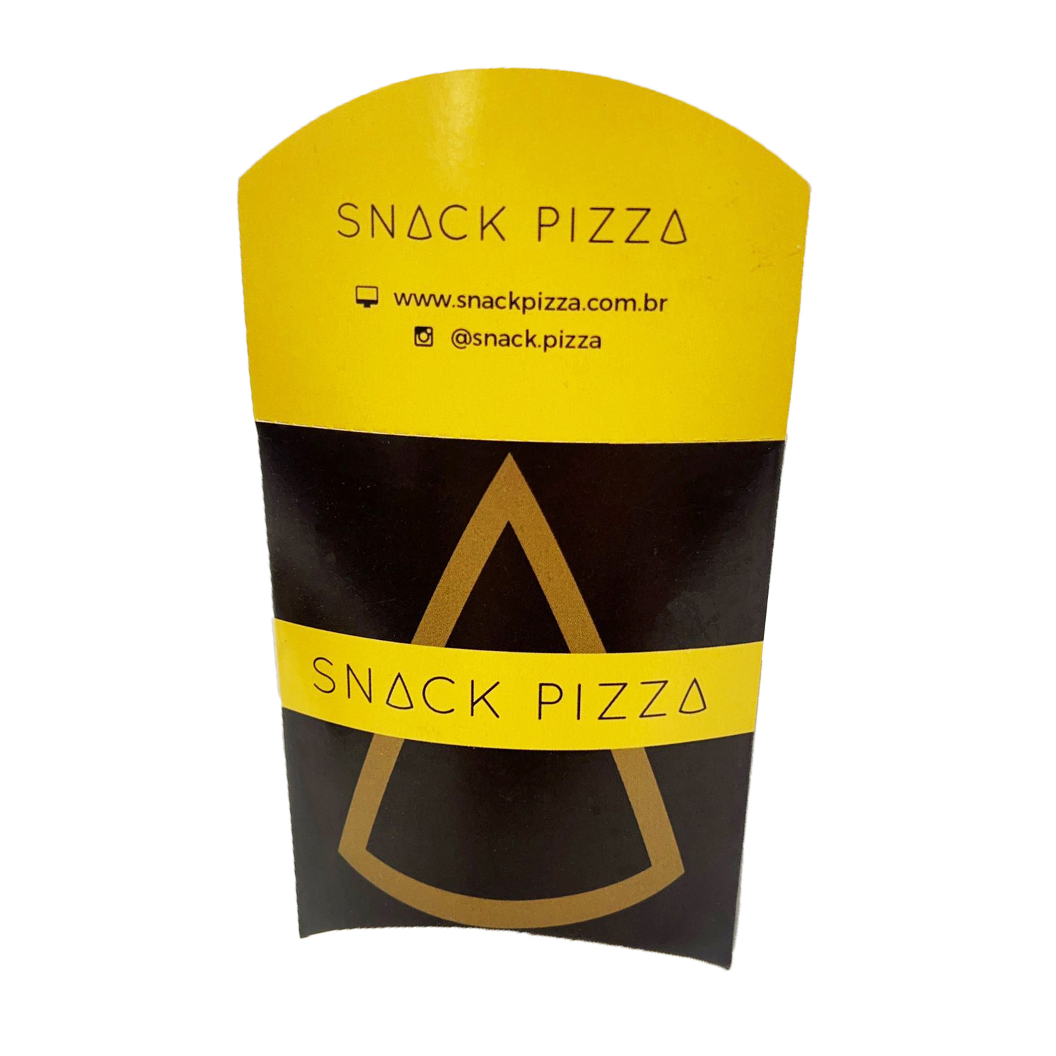 Embalagem Pizza envelope Wrap (8 x 2,5 x 7,7 cm) Personalizada