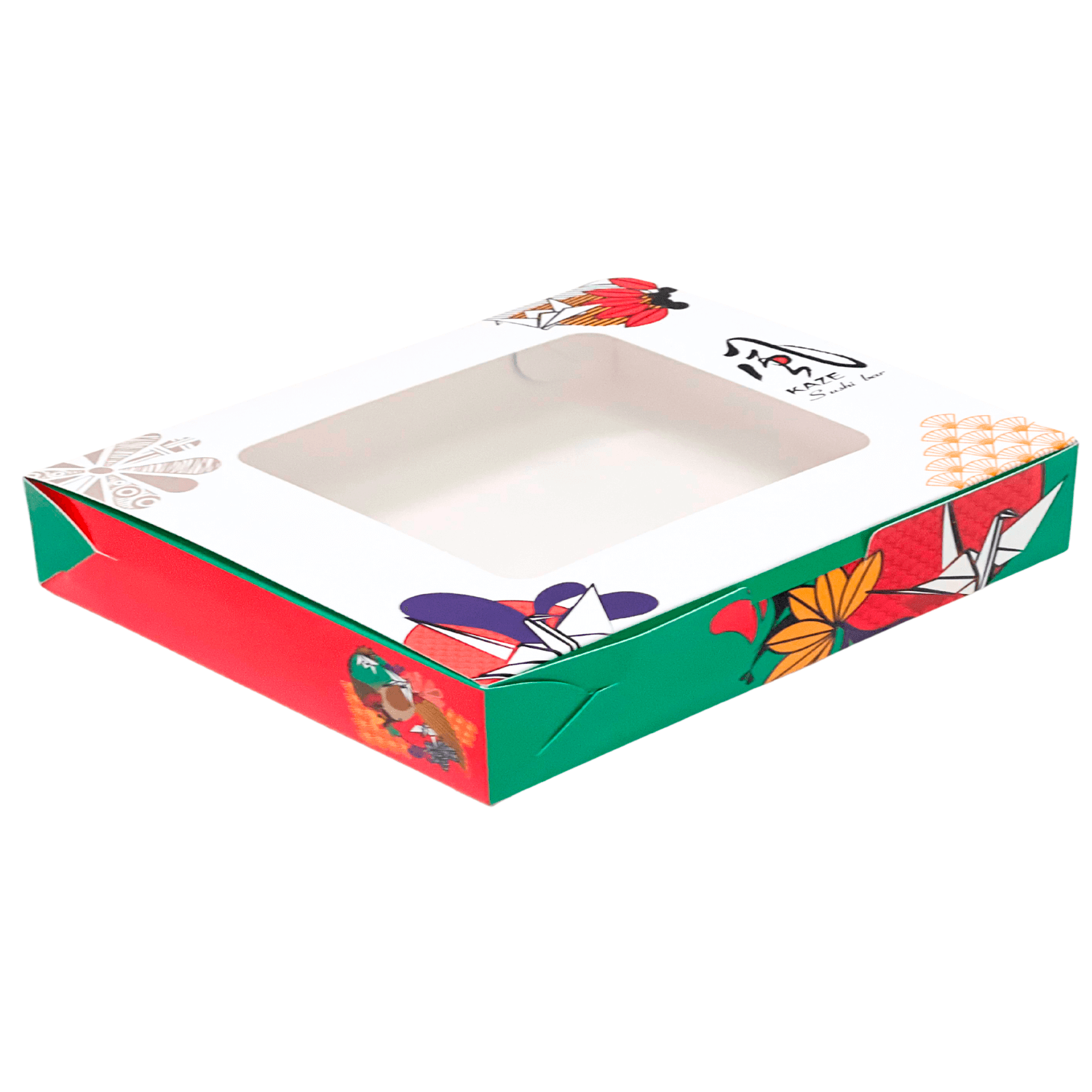 Embalagem Caixa p/ sushi, sashimi e combinados G (28 x 20 x 4 cm) Personalizado