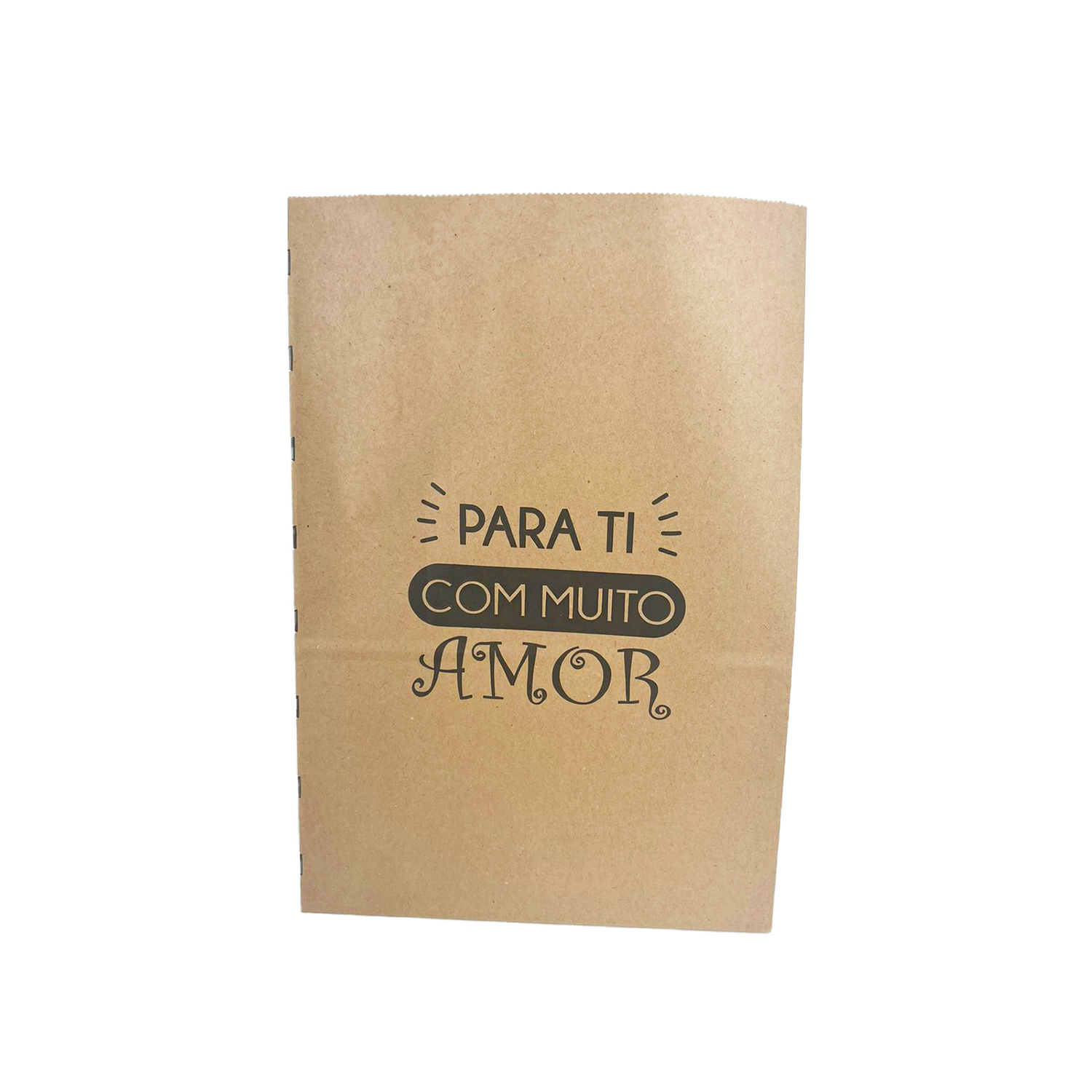 Saco Kraft (24 x 14 x 34 cm) Para Ti - 100 unidades