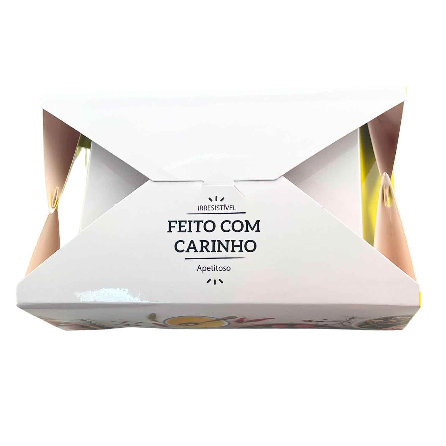 Embalagem Antivazamento 1000 ml Feito Com Carinho - 100 unidades