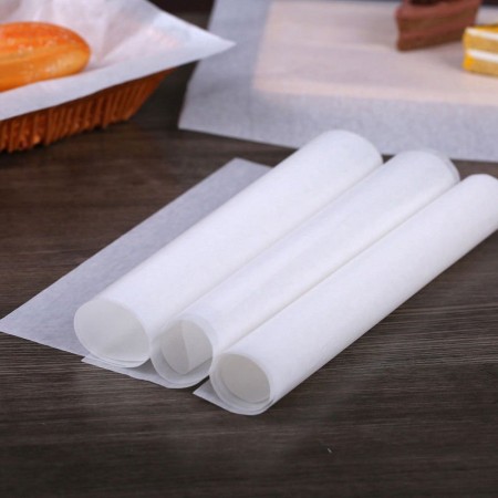 Papel Antigordura para Alimentos (30 x 34 cm) Lisa Branca – 500 folhas