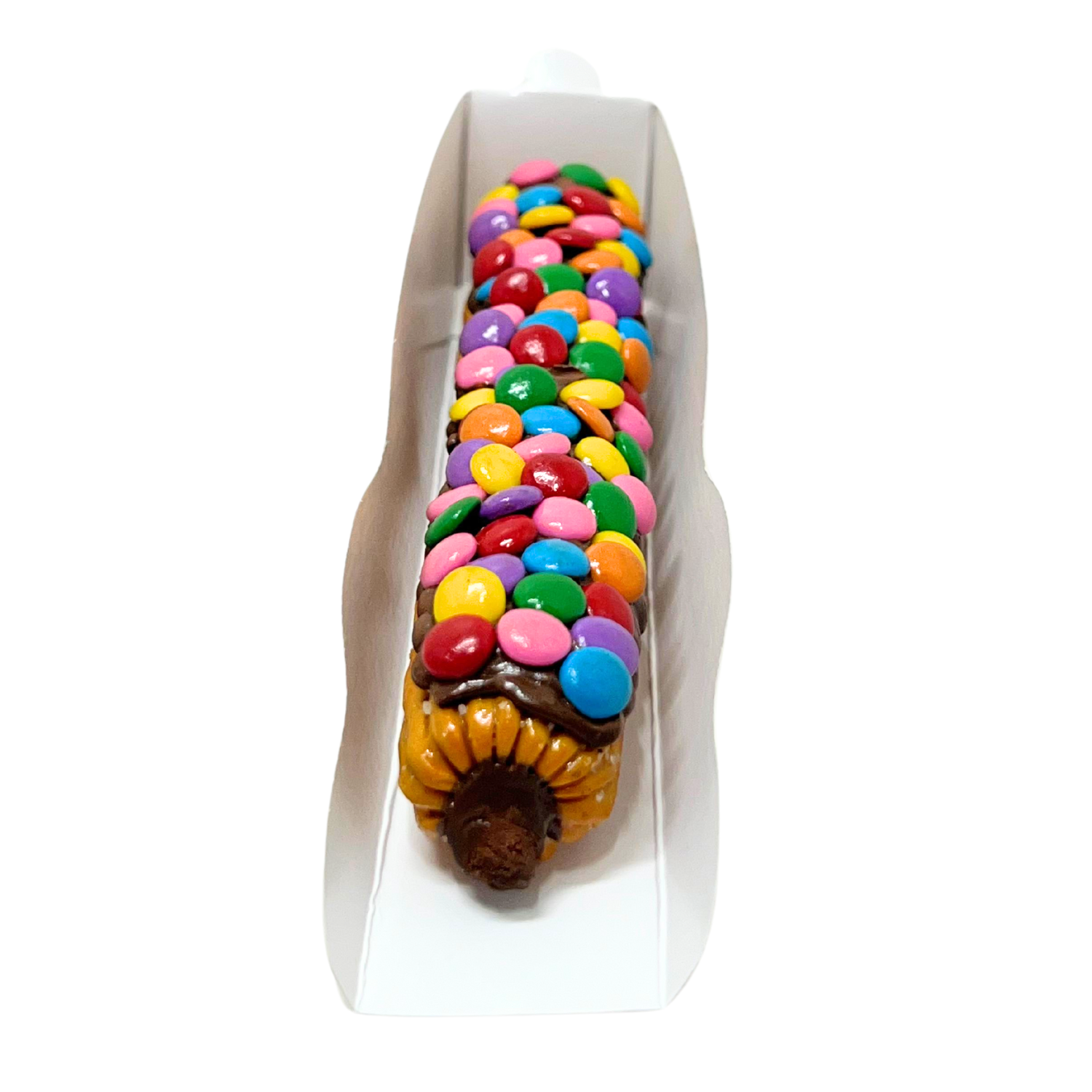 Embalagem para Churros Gourmet Branco Liso (17 cm) - 100 Unidades