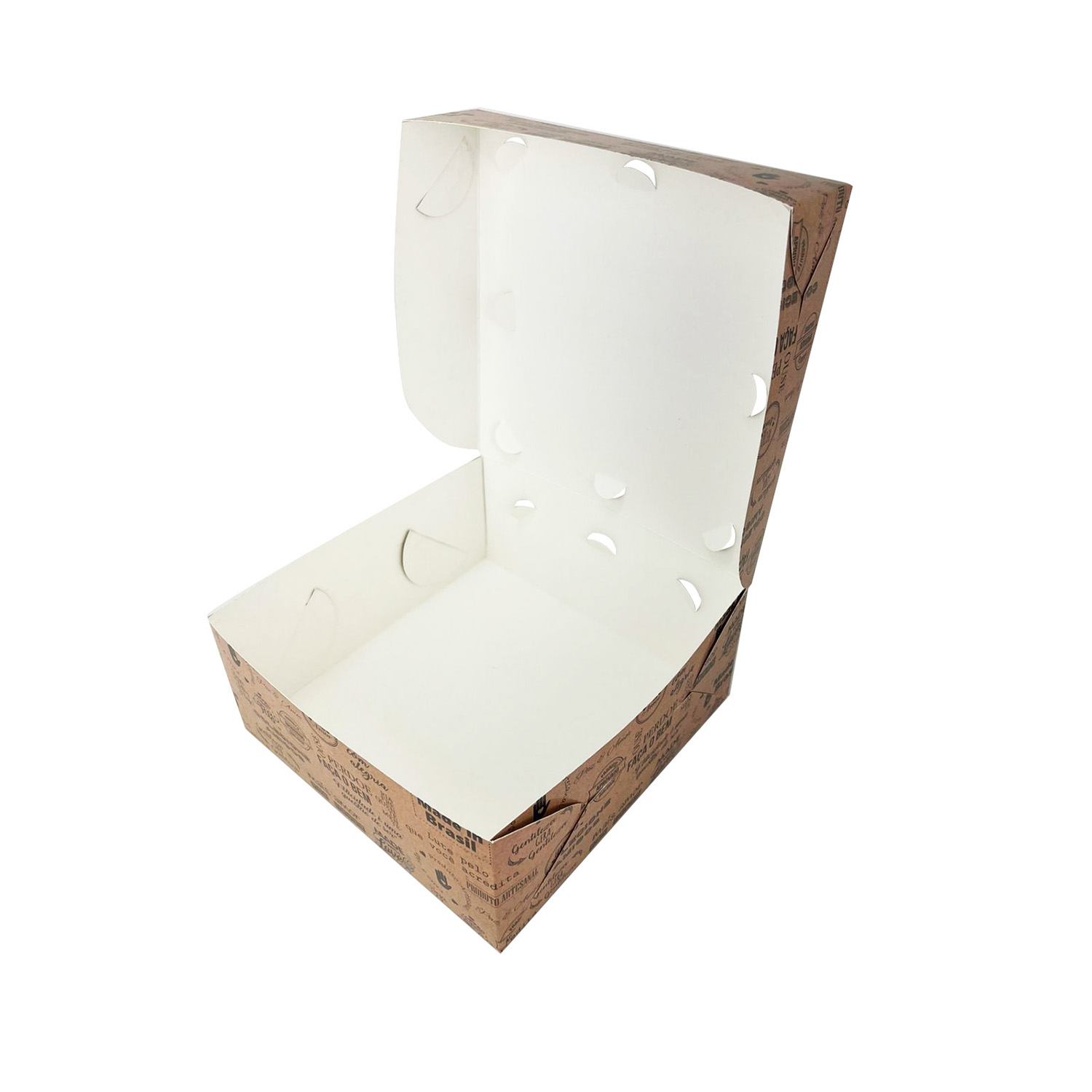 Embalagem Delivery Frituras M 800g (18 x 18 x 8 cm) - 50 Unidades