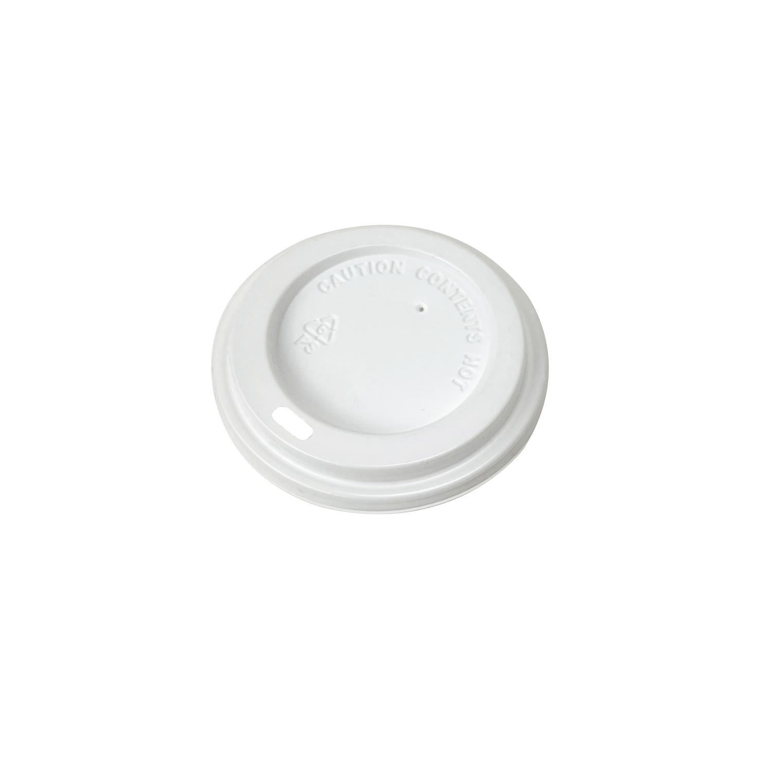 Tampa para copo 240 ml e 300 ml com Bico Branca – 100 unidades
