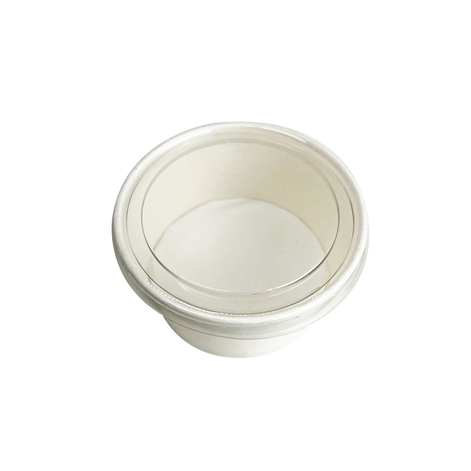 Tampa de Plástico Transparente p/ Pote 220 ml - 100 unidades