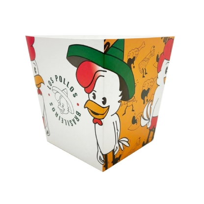 Balde para Frango Frito (12,5 x 12,5 x 17 cm) Personalizado