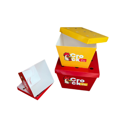 Balde Fechado para Frango Frito M (11 x 11 x 11 cm) Personalizado