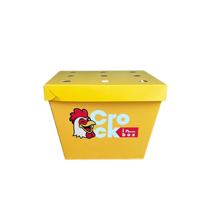 Balde Fechado para Frango Frito M (11 x 11 x 11 cm) Personalizado