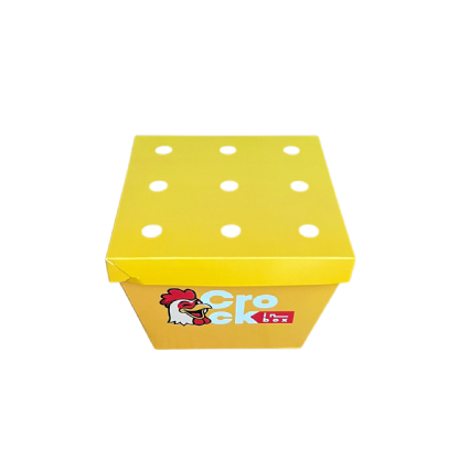 Balde Fechado para Frango Frito M (11 x 11 x 11 cm) Personalizado