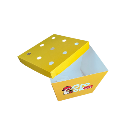 Balde Fechado para Frango Frito M (11 x 11 x 11 cm) Personalizado