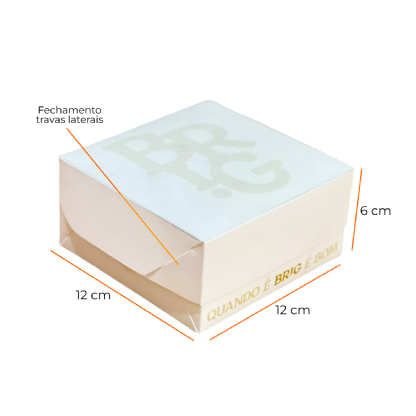 Embalagem Multiuso (12 x 12 x 6 cm) Personalizada