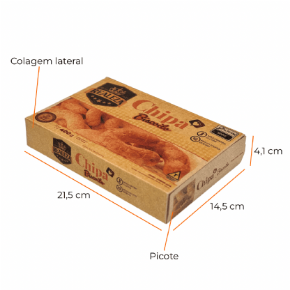 Embalagem Para Refrigeração (14,5 x 4,1 x 21,5 cm) Personalizada
