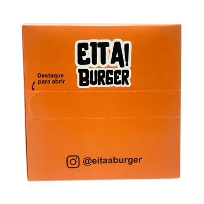 Embalagem Para Batata Frita e Frituras Delivery (11,5 x 7 x 11,5 cm) Personalizada