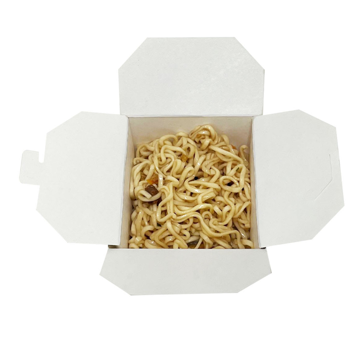 Embalagem caixa branca de 1000 ml para armazenamento e transporte de alimentos, ideal para delivery e serviços para viagem, prática e vendida em conjunto de 100 unidades.