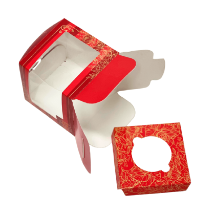 Embalagem para Mini Bolo (8 x 8 x 8 cm) Personalizada