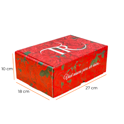 Embalagem para Envios Empastada (27 x 18 x 10 cm) Personalizada