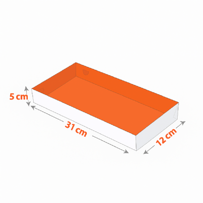Embalagem gaveta p/ Costela (31 x 12 x 5cm) c/ Trava Personalizada
