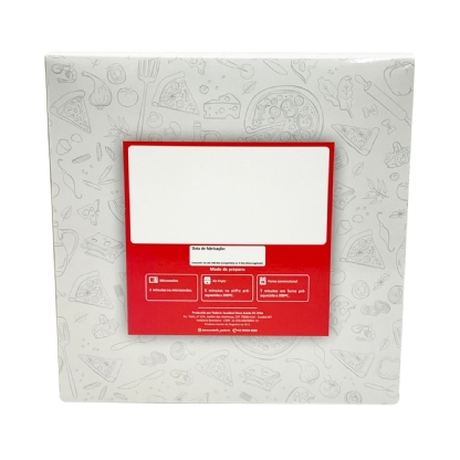 Embalagem Para Refrigeração de Pizza (18 x 4 x 18 cm) Personalizada