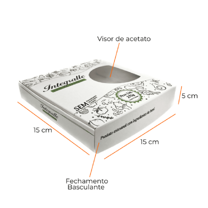 Embalagem Para Refrigeração (15 x 15 x 5 cm) Personalizada
