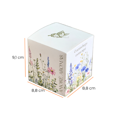 Embalagem para Aromatizador (8,8 X 8,8 X 9,1 cm) Personalizada