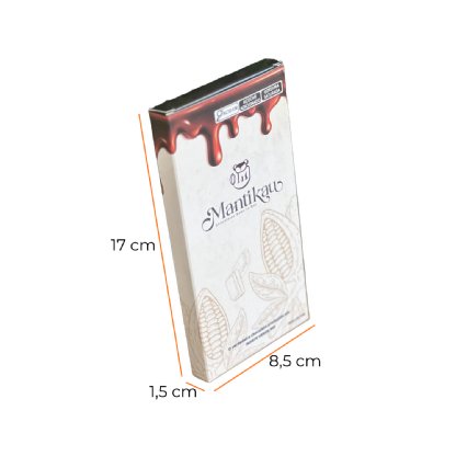Embalagem Para Barra de Chocolate (8,5 x 1,5 x 17 cm) Personalizada