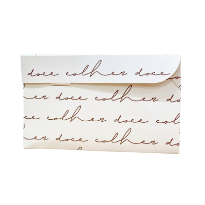 Embalagem Bolo Fatia s/ Berço (17 x 10 x 10 cm) Personalizada